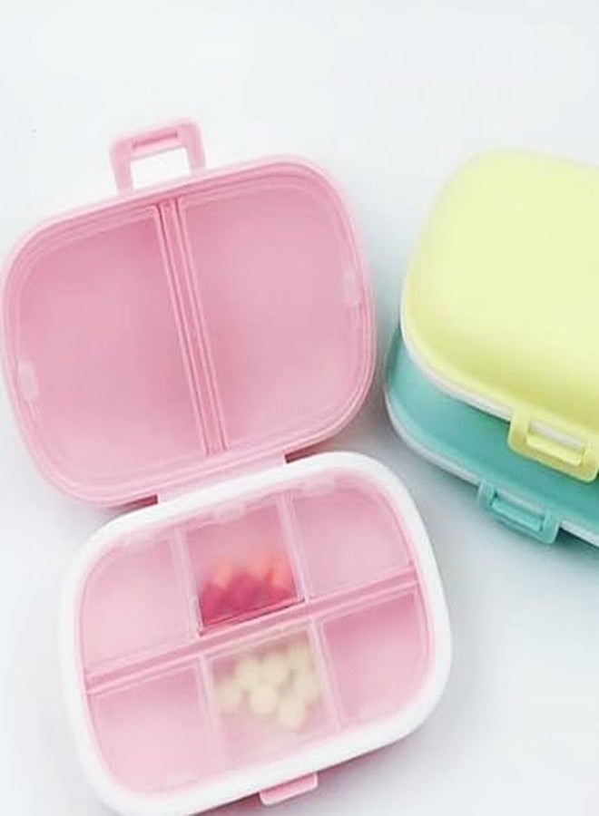 PentaDeco Daily Medicine Organizer Box | 8 Compartment High-Capacity Pill Case | Secure Storage for Home & Travel | Heavy Duty Tablet Dispenser - Image 1